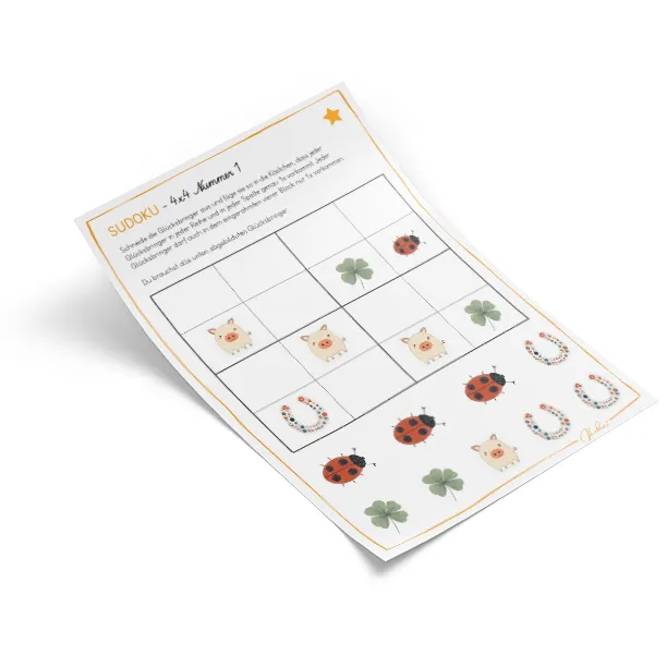 Rätsel Sudoku einfach
