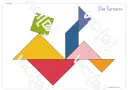 Tangram: Spielvorlage Tangram & Schattentangram