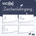 Schreiblehrgang - Arbeitsblätter zum Üben der Druckbuchstaben