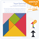 Tangram: Spielvorlage & Schattentangram