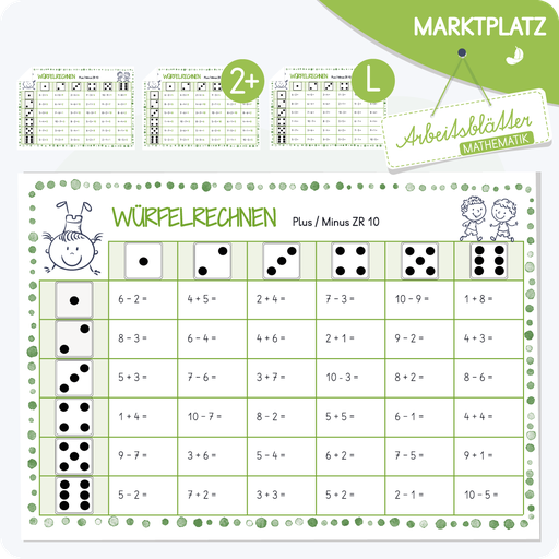 Würfelrechnen ZR 10